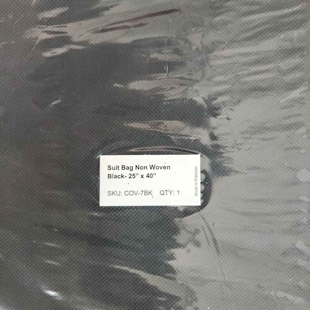 Black Non-Woven Suit Garment Bag 25